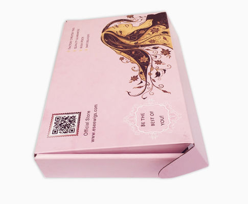 ΚΑΝΕΝΑ φιλικό Β κιβωτίων συσκευασίας χαρτονιού σαλιασμάτων ροζ χαρτοκιβωτίων φλαούτων Eco