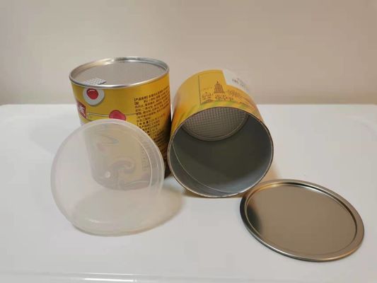 Βαθμός τροφίμων σφραγισμένοι κύλινδροι Dia 85mm εγγράφου της Kraft εκτύπωσης CMYK φύλλο αλουμινίου για τα πεκάν