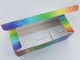 Σαφή κιβώτια δώρων PVC FSC με το σαφές παράθυρο 4 εκτύπωση χρωμάτων