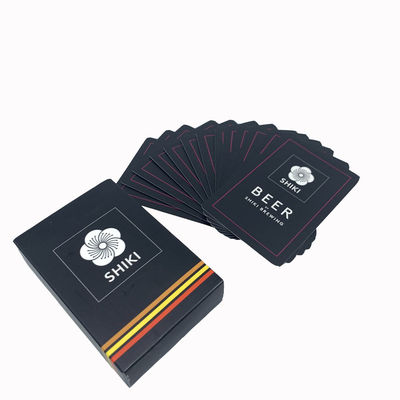 Τυπωμένες 300gsm άσπρες κάρτες παιχνιδιού εγγράφου πυρήνων συνήθειας λογότυπο για τη συλλογή