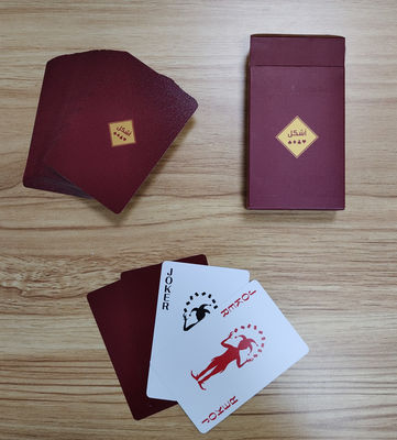 Οι πλαστικές κάρτες πόκερ CMYK στεγανοποιούν το πλαστικό για μαγικό παρουσιάζουν