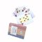 63*88mm 54Cards με τις πλαστικές κάρτες πόκερ πάχους 100% 0.32mm