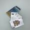 2.5 &quot; Χ 3,5» 100% PVC παιχνιδιού καρτών ασημένιες κάρτες πόκερ φύλλων αλουμινίου ανθεκτικές πλαστικές