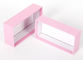 ροζ κιβωτίων δώρων χαρτονιού 2mm που τυπώνεται άκαμπτο ανακυκλώσιμο για τα καλλυντικά